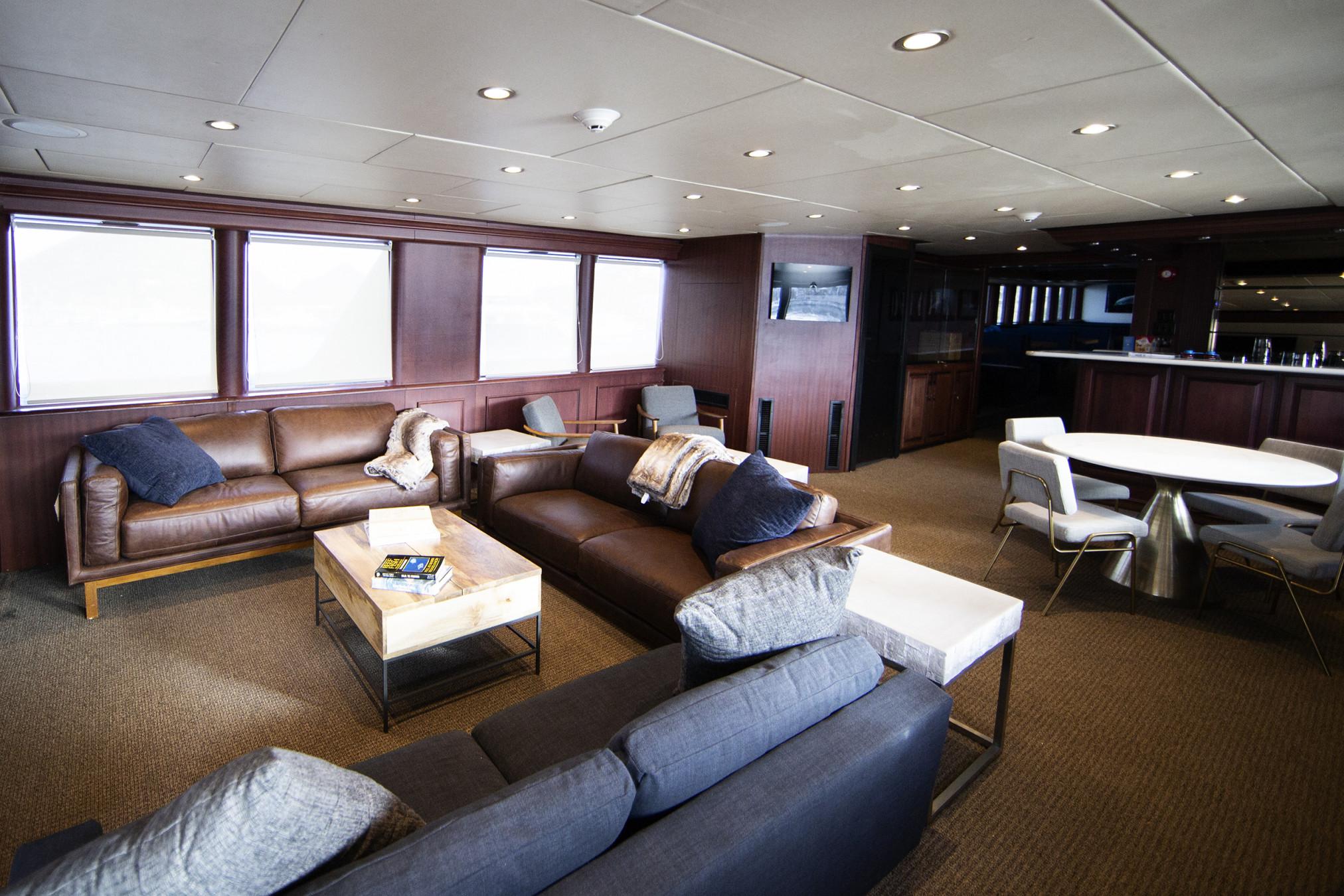 Onboard the luxurious MV Socorro Vortex 2 Living Room on board Socorro Vortex
