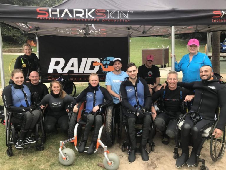 RAIDaptive programme for divers with disabilities a huge success in Australia