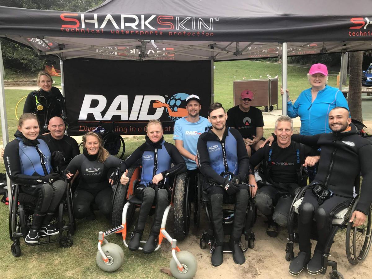 RAIDaptive programme for divers with disabilities a huge success in Australia