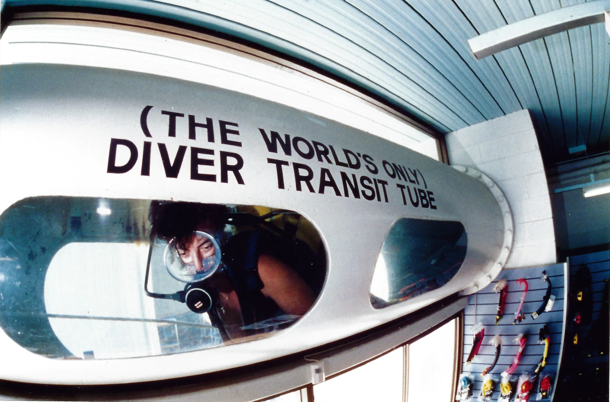 Diver Transit Tube Townsville Dive Centre