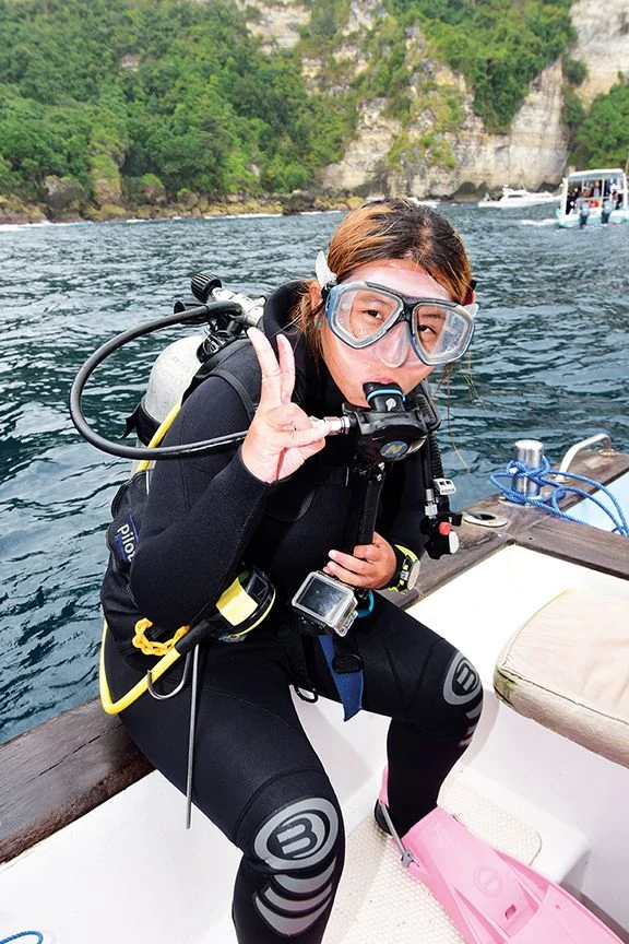 Zac had become both a teenager and a PADI Junior Advanced Diver with around 100 dives under his belt