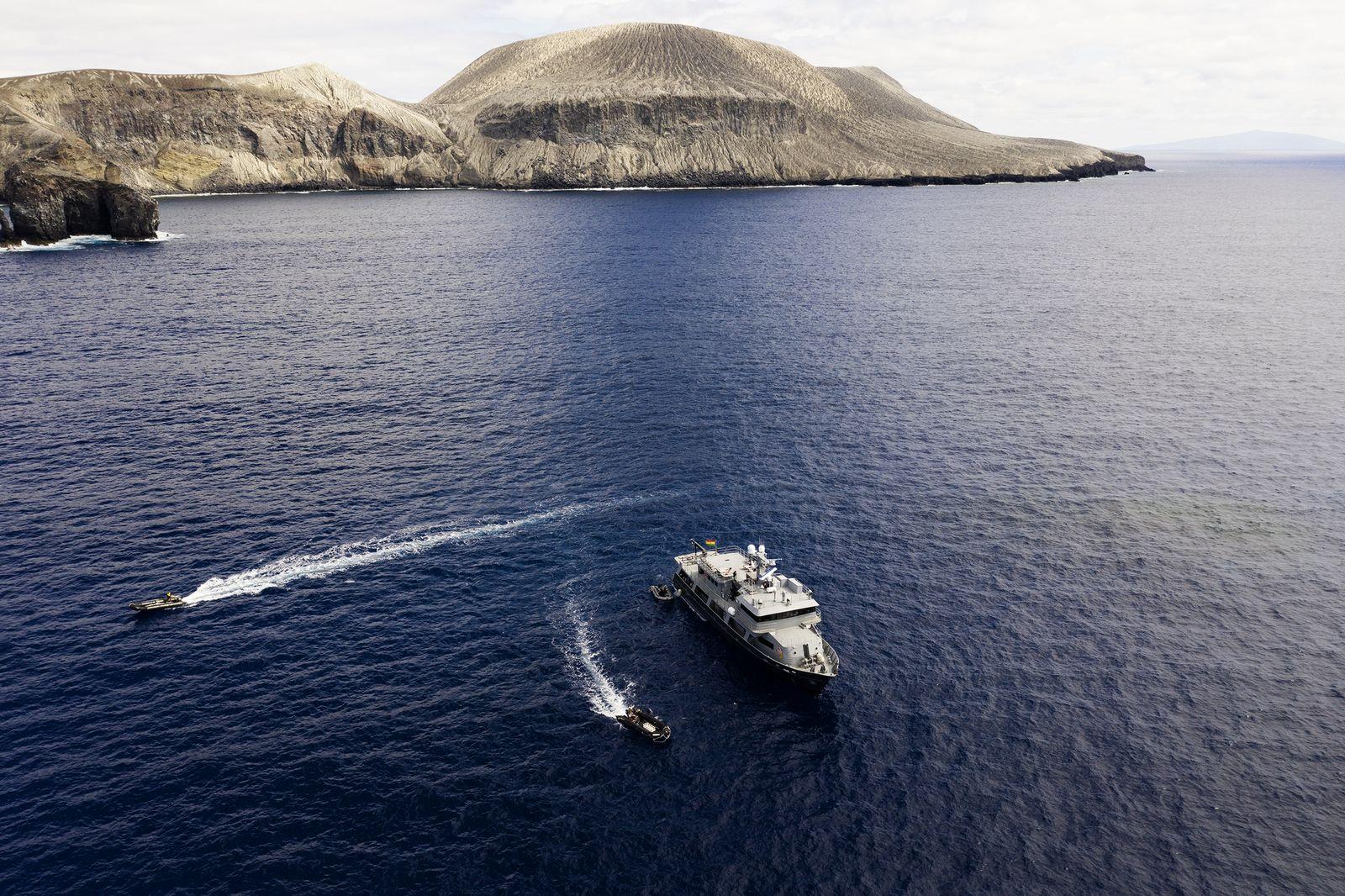 The Vortex is a 42.5-metre former Canadian coastguard vessel