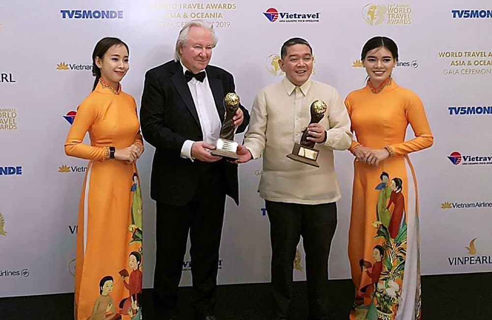 Philippines Department of Tourism winning at World Travel Awards 2019