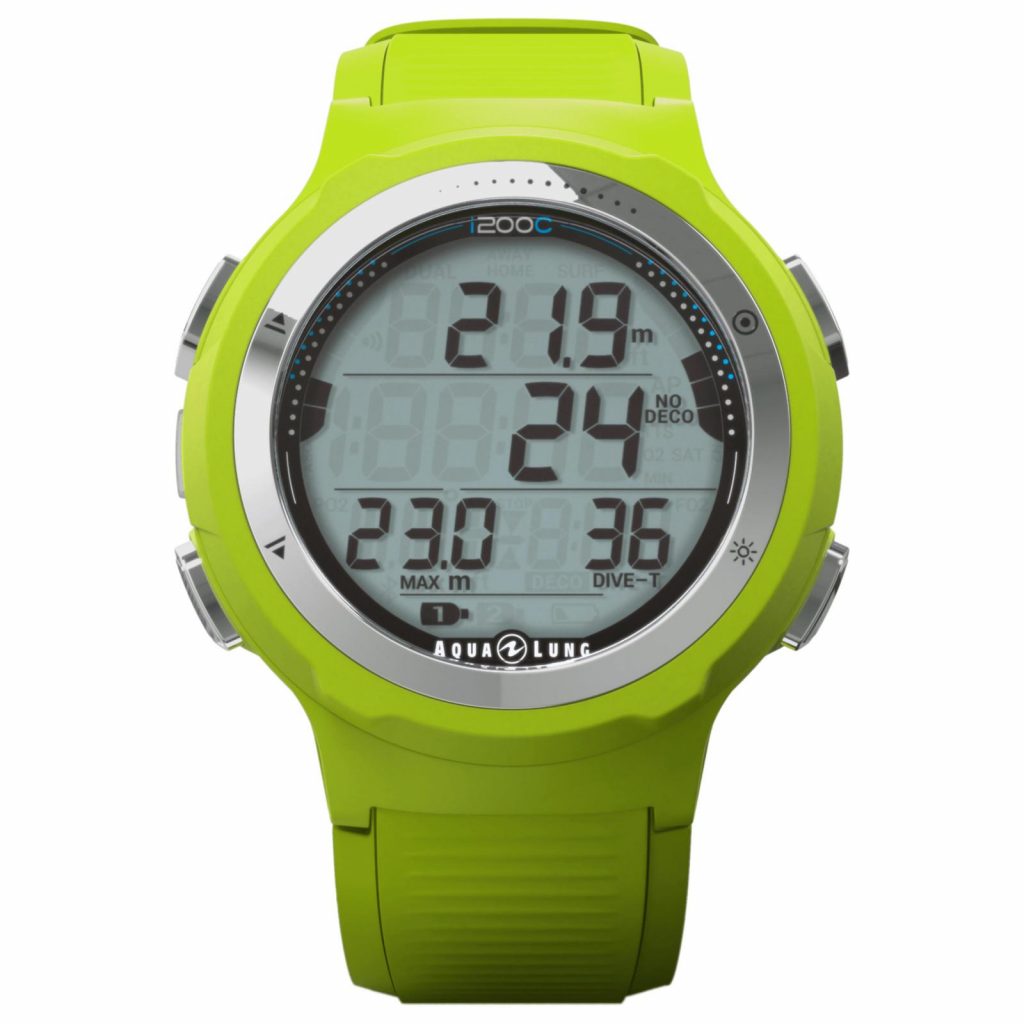 5 Best Wristwatch Dive Computers 3 Aqua Lung i200C hot lime colour