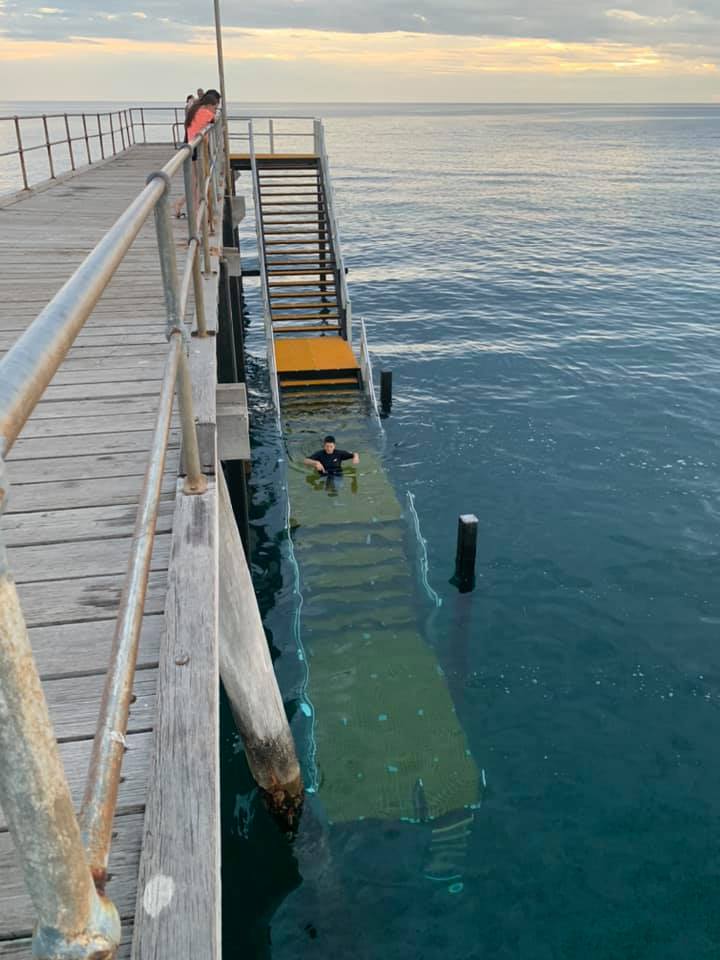 ANZ Noarlunga jetty Stairs