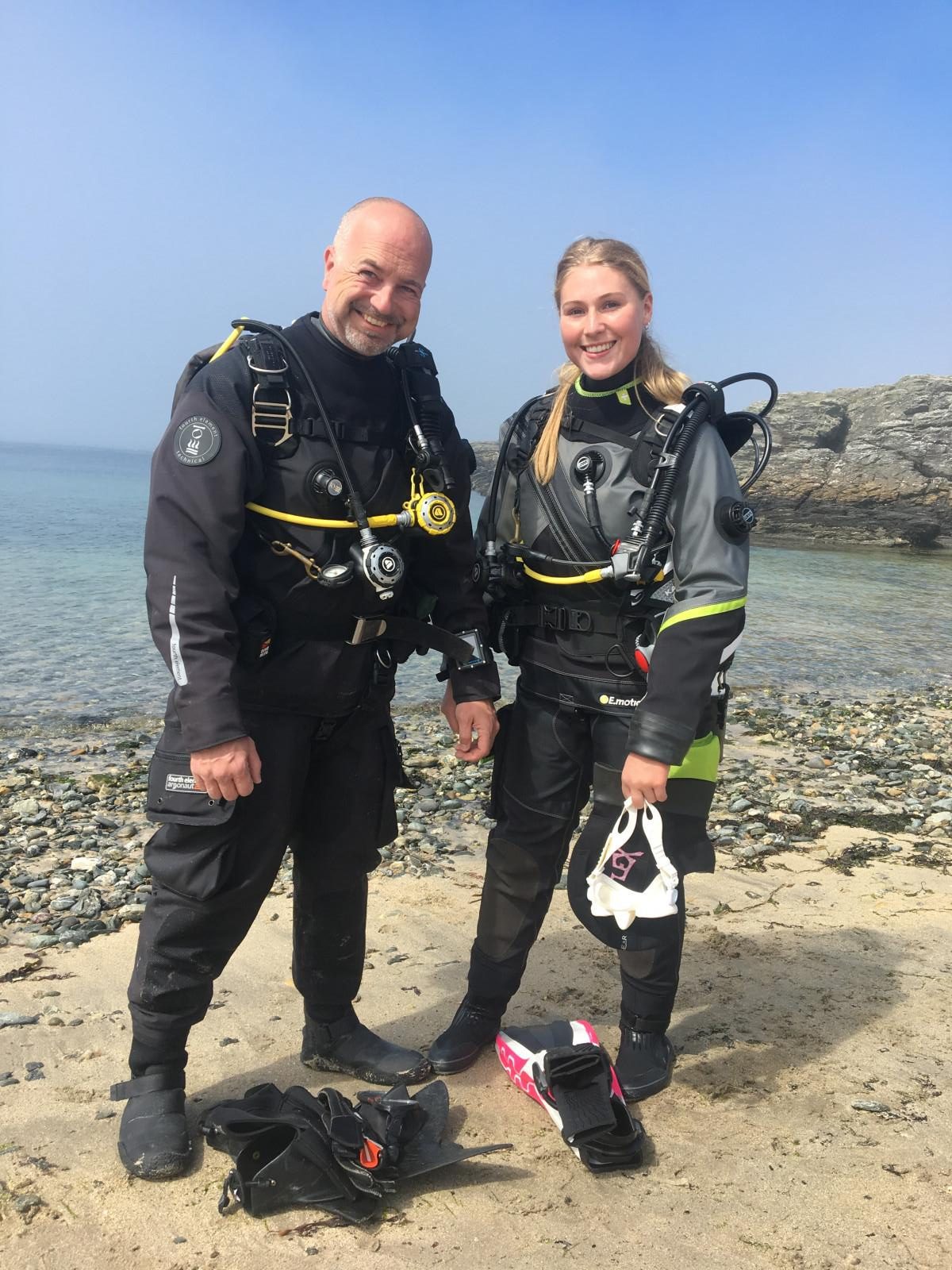 1st Dry Suit Dive 