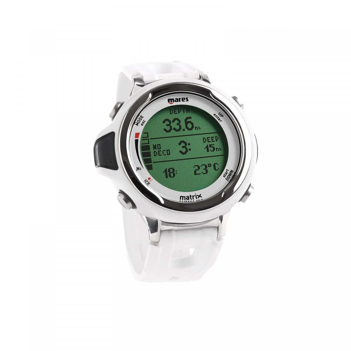 5 Best Wristwatch Dive Computers 8 Mares Matrix White