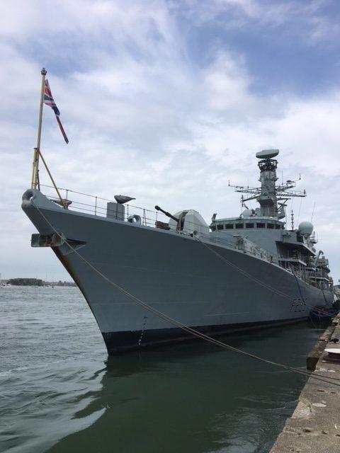 Heart of Oak - on board the Royal Navy's HMS Richmond 1 HMS Richmond