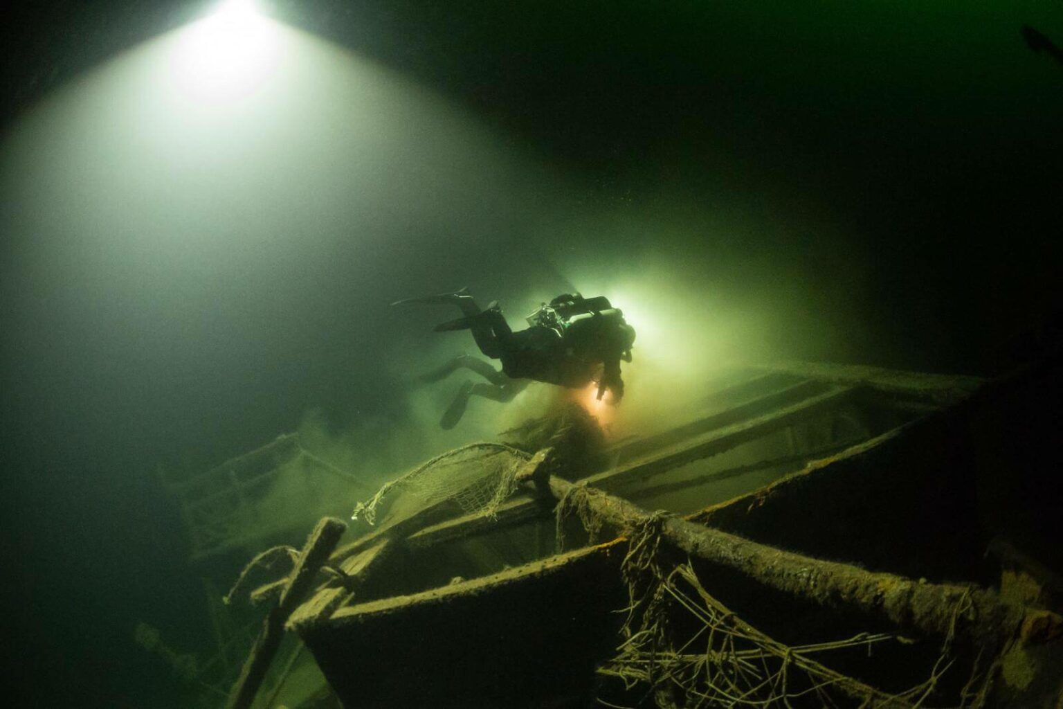 Aim-Zero removes 500kg of nets from Baltic Sea shipwreck SS Hispania