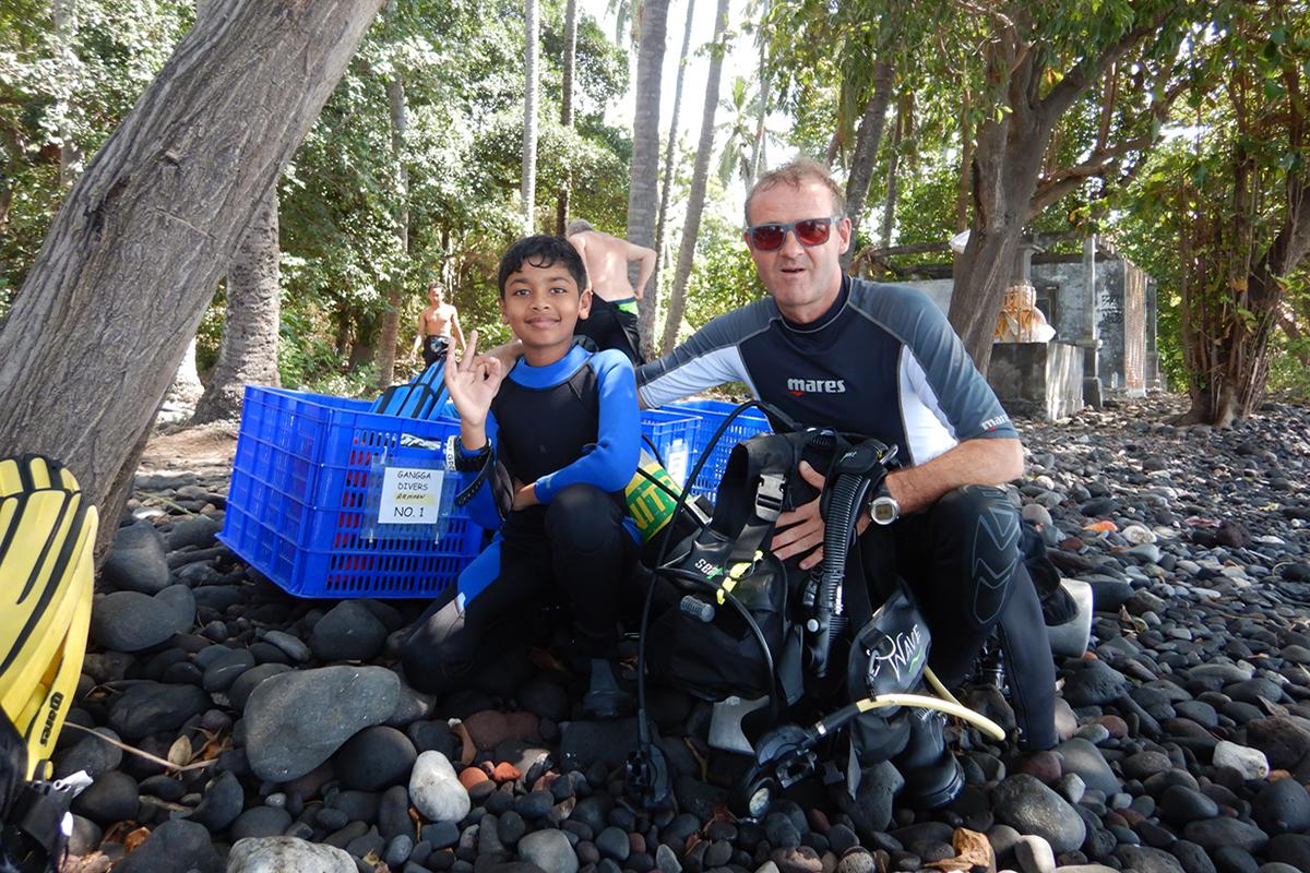 Armaan KID Scuba Diving