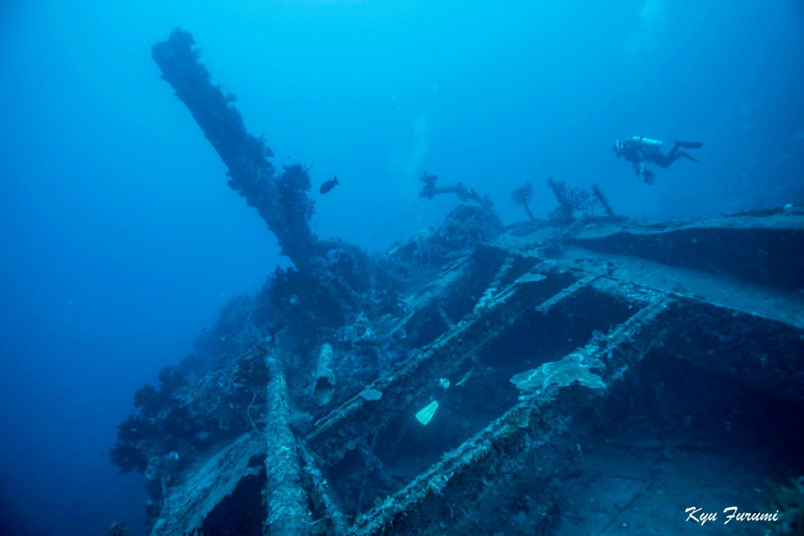 Scuba Diving USS Boston