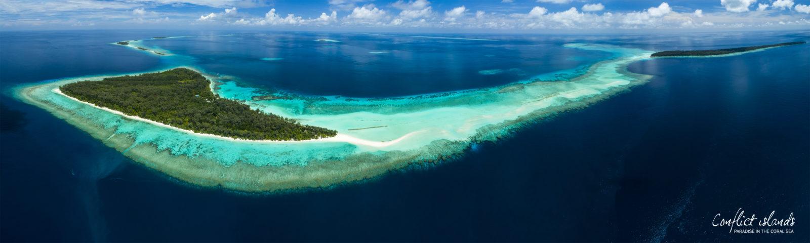 Conflict Islands Aerial Panorama