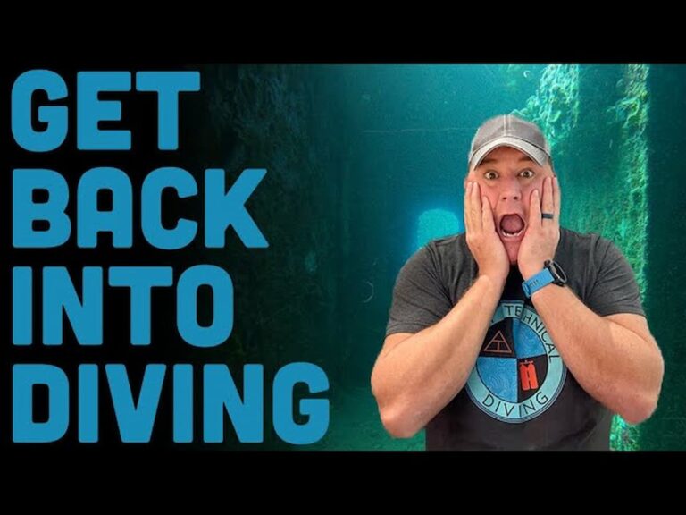 5 tips for getting back into scuba diving