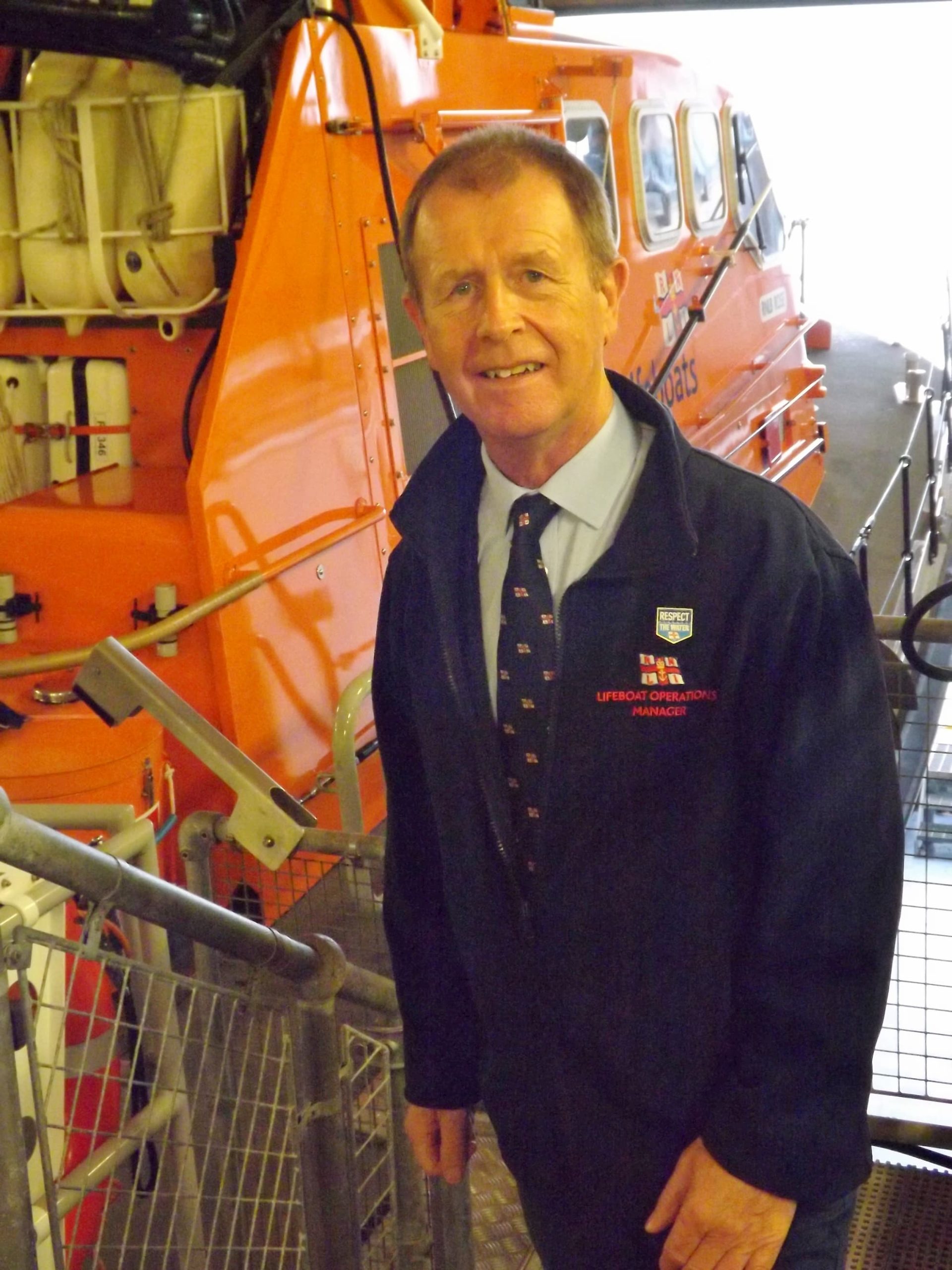 Edward Nuzum, volunteer Lifeboat Operations Manager at The Lizard