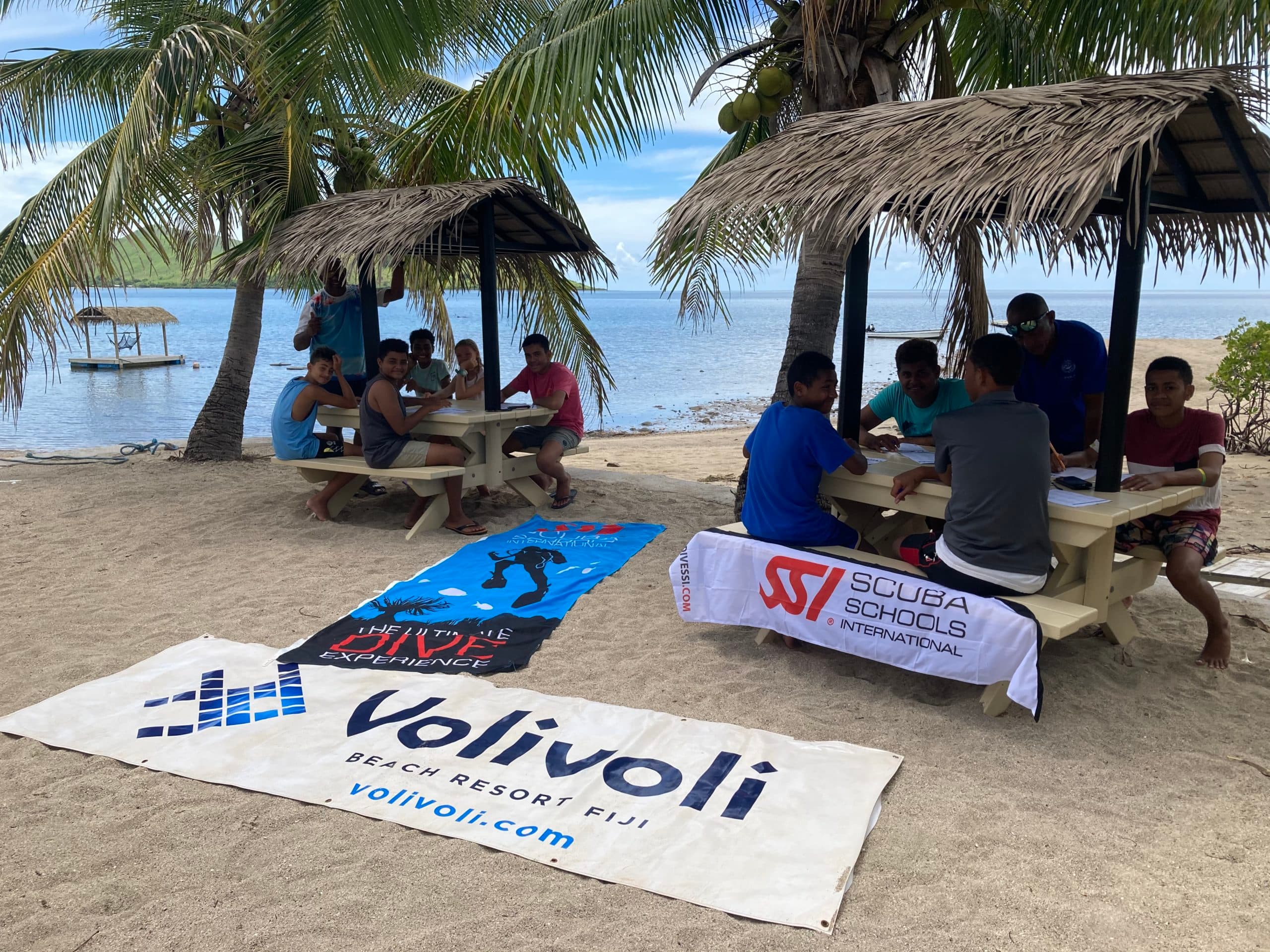 Volivoli Beach Resort Fiji day 3 final exams in an epic classroom