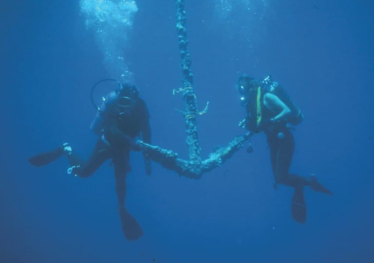 Anchors away A key moment in any wreck excavation raising the anchor