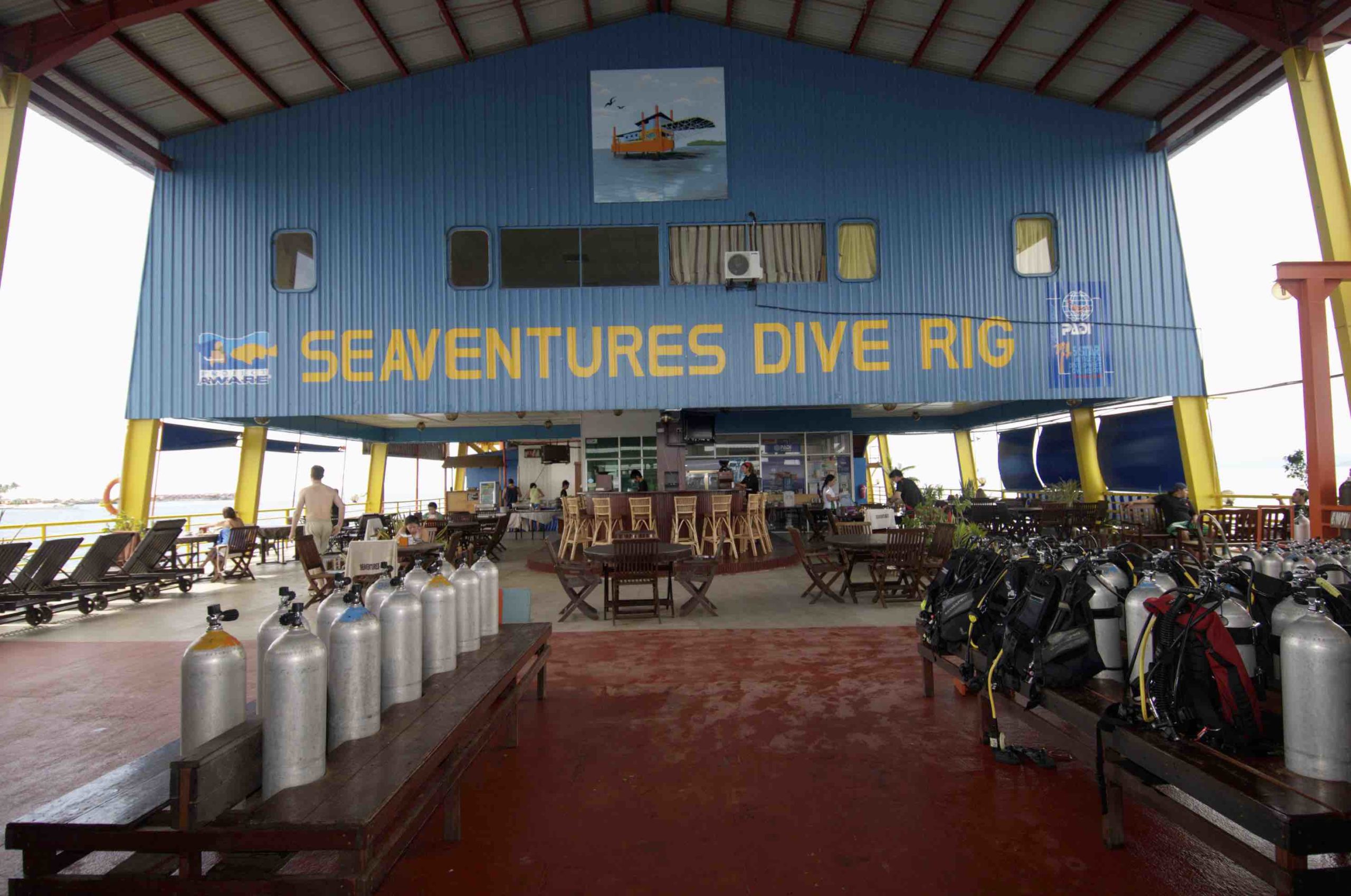 SENSATIONAL SEAVENTURES DIVE RIG 1 Seaventures dive rig dive centre