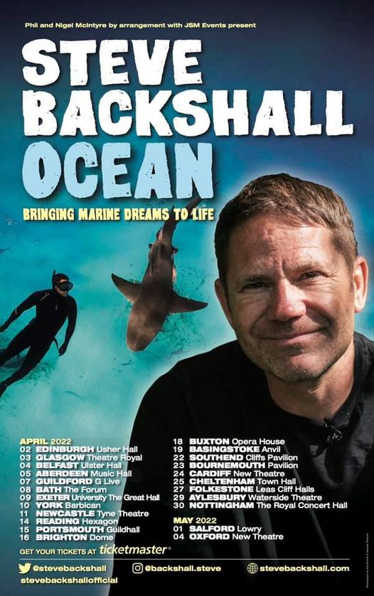 steve backshall tour exeter