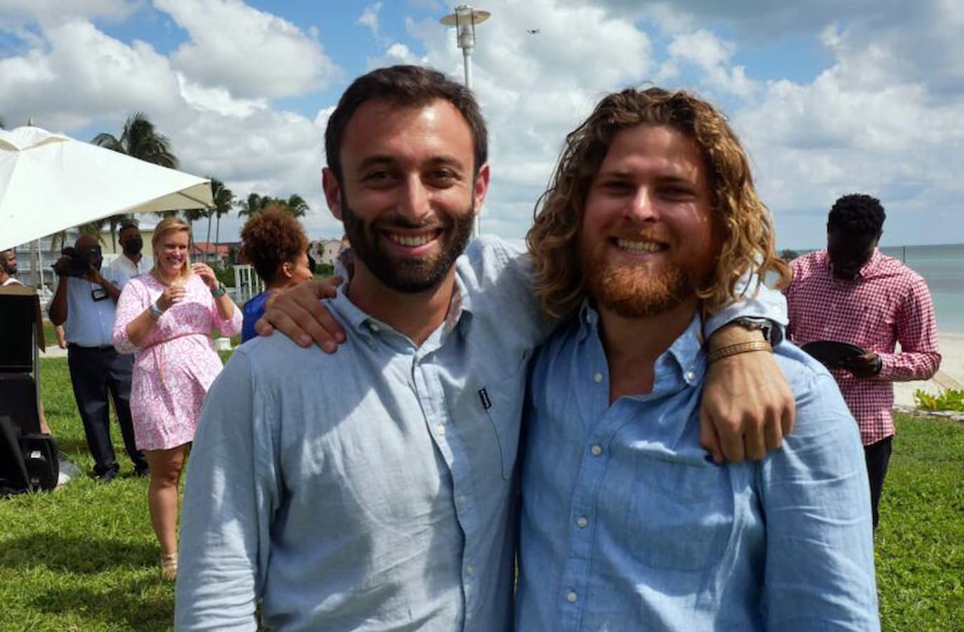 Sam Teicher and Gator Halpern. Picture Earthshot Prize