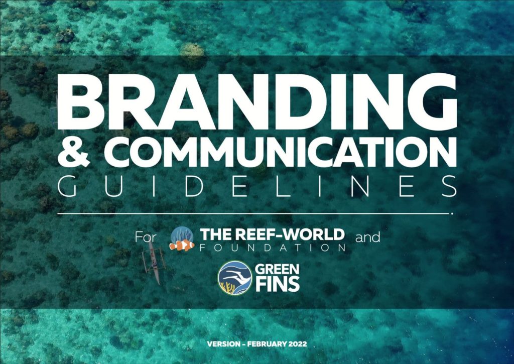 Reef-World announces Green Fins rebrand 1 Branding Communication Guidelines Cover
