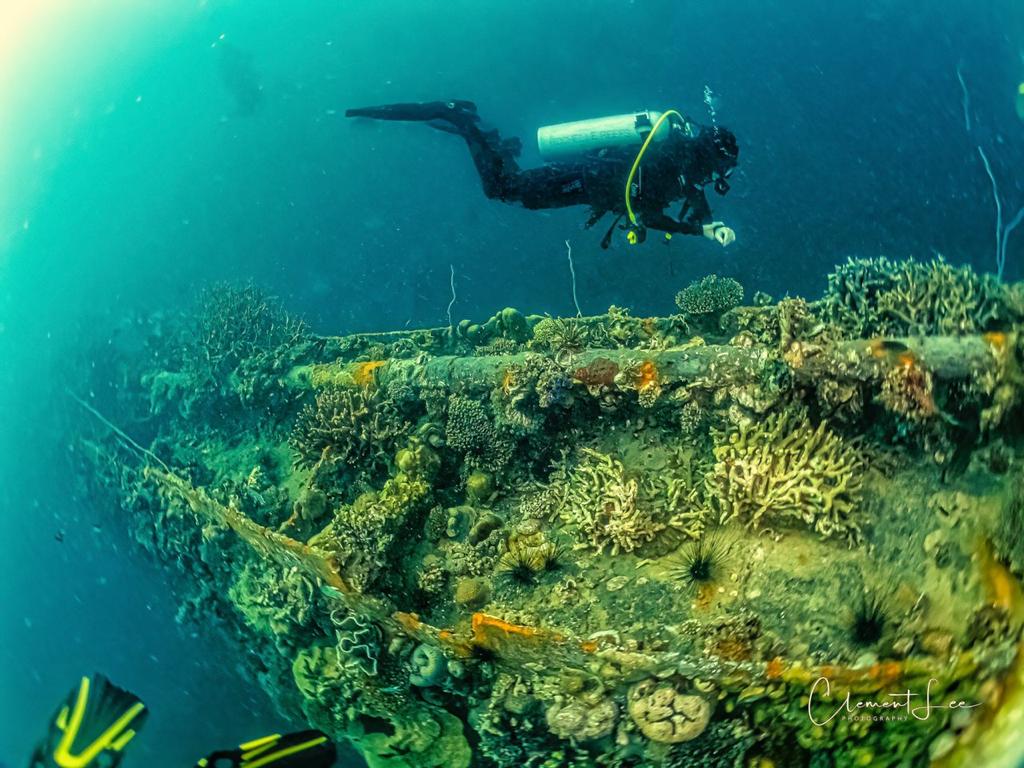 Diving the Japanese Cargo ship of Sabah