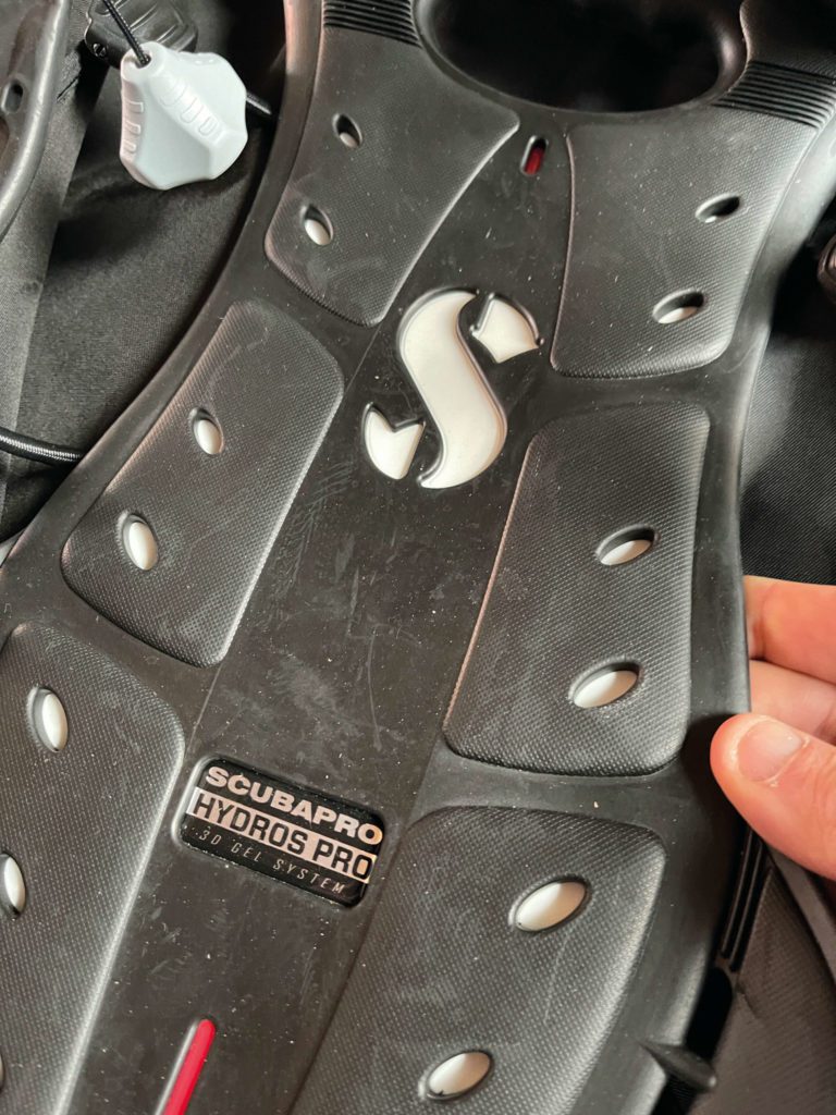 Scubapro Hydros Pro BCD Backplate