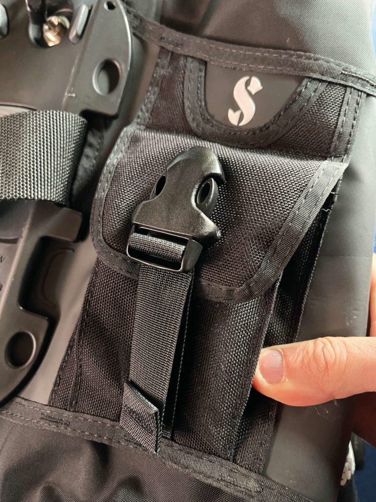 Scubapro Hydros Pro BCD Trim Weight Pocket