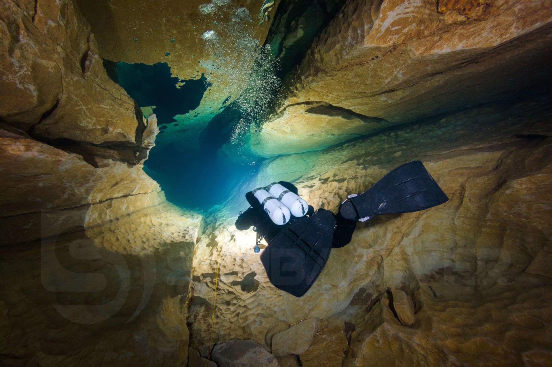 Technical Diving: Cave Diver - Credit Jason Brown