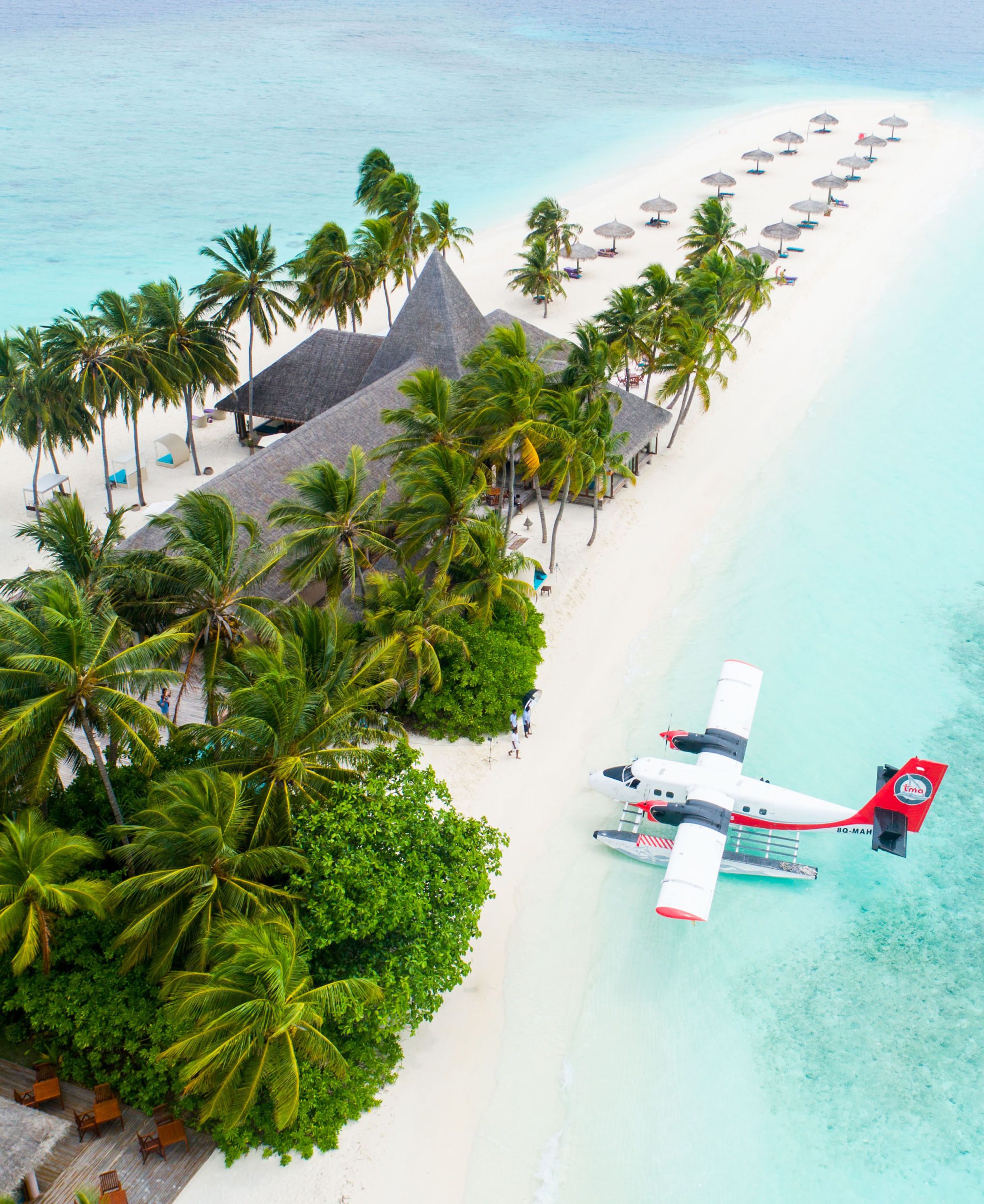 Flying to the Maldives