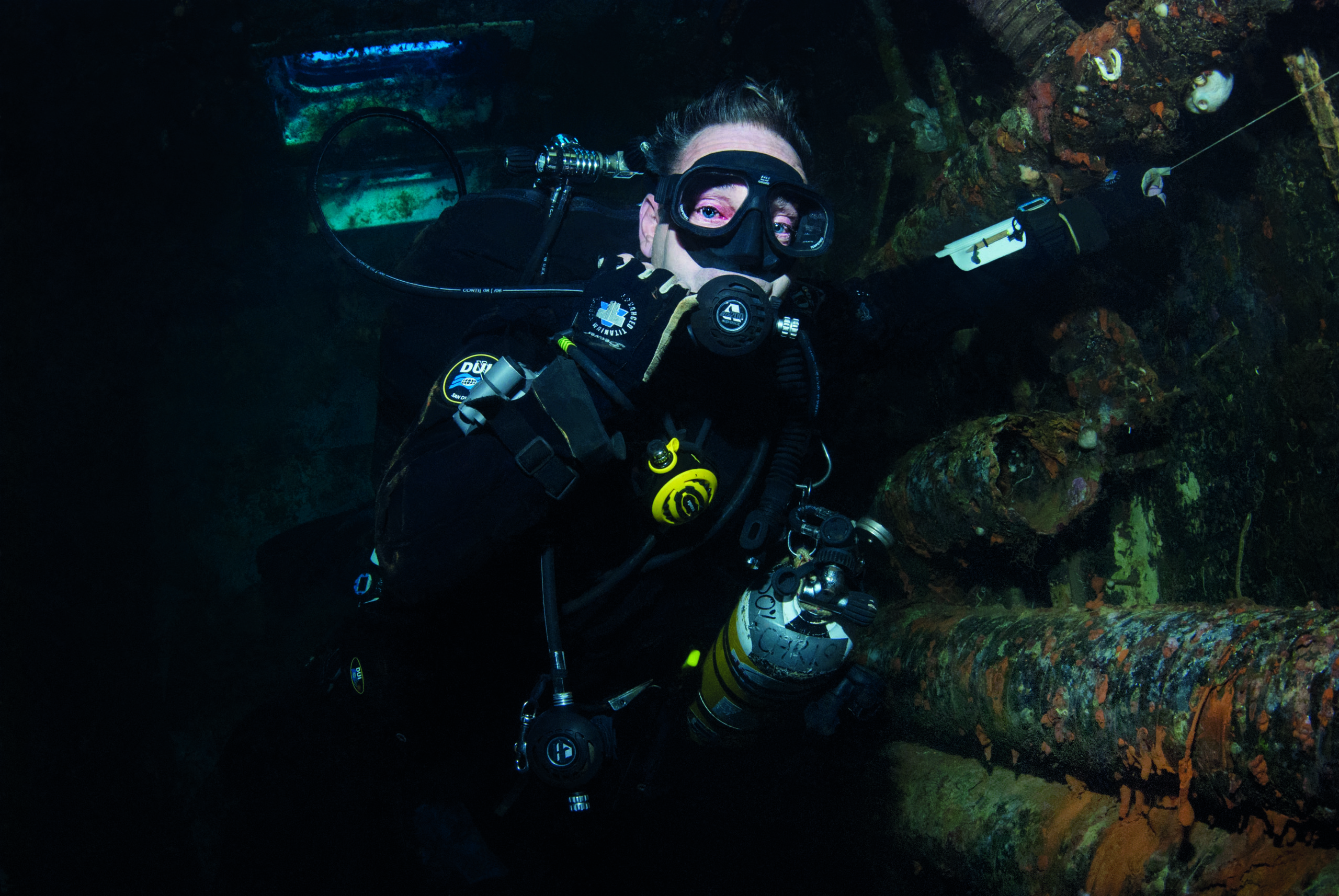 Deeper Into Darkness - Deep Inside The MS Zenobia Wreck 8 Photographs by Stuart Philpott