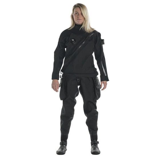 Drysuits with breathable materials