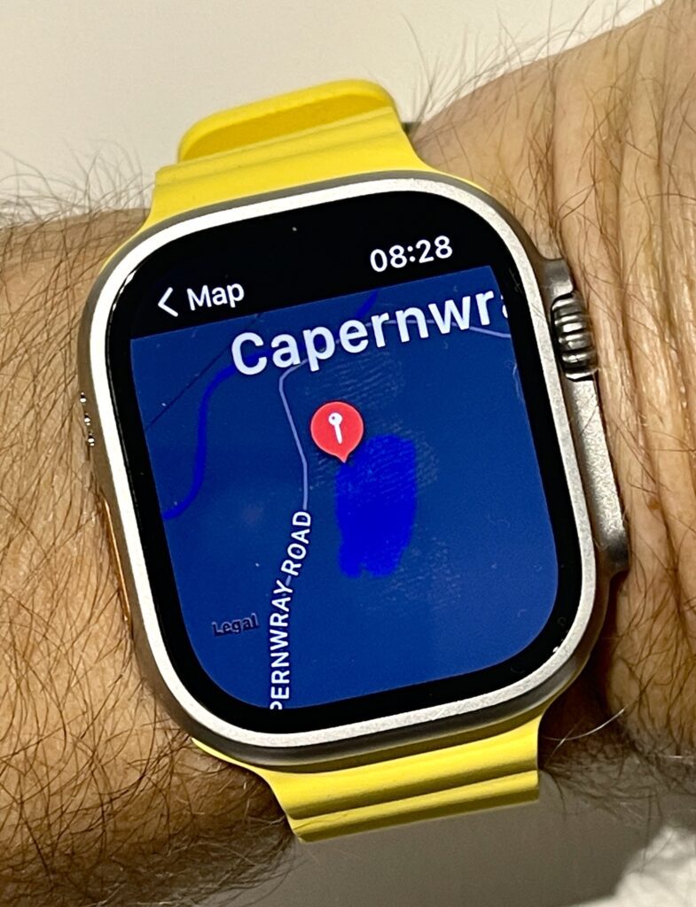 The Apple Watch Ultra has GPS functionality