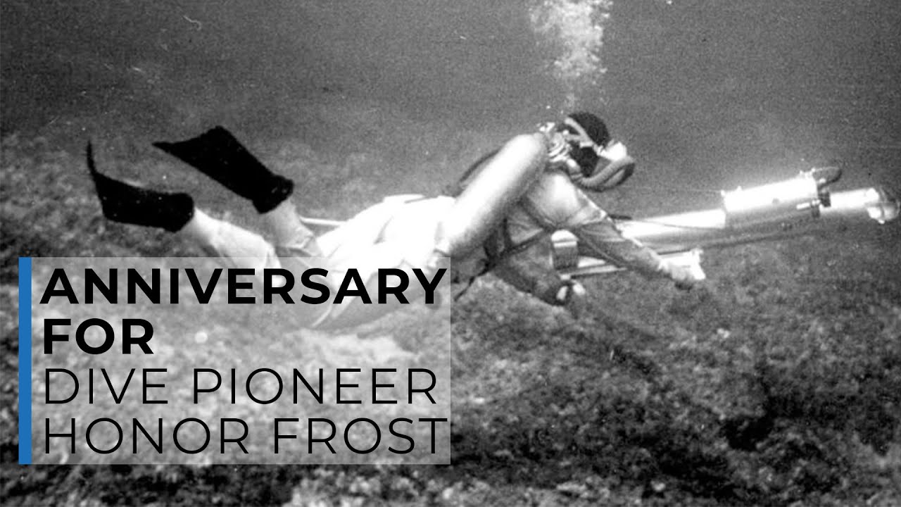 70th Anniversary of Honor Frost's First Dive | #scuba #pioneer | @ScubaDiverMagazine