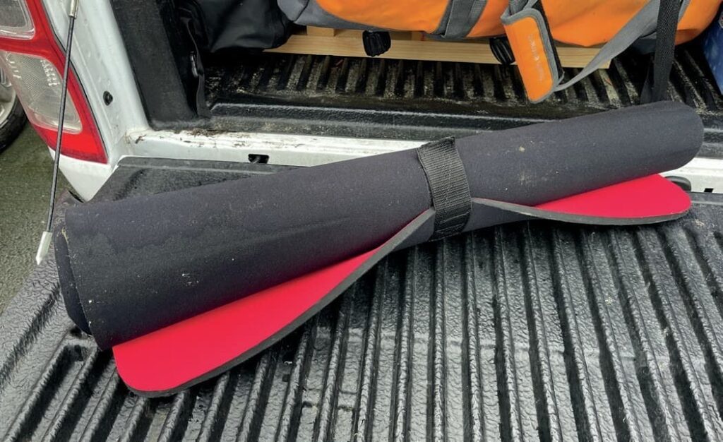 Otter Watersports Changing Mat Review: Comfort & Convenience 3 OTTER WATERSPORTS CHANGING MAT Rolled up