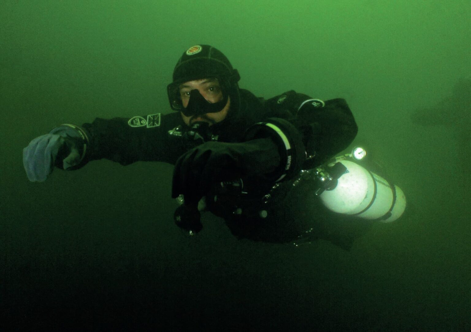 Recreational diver Gavin Jones