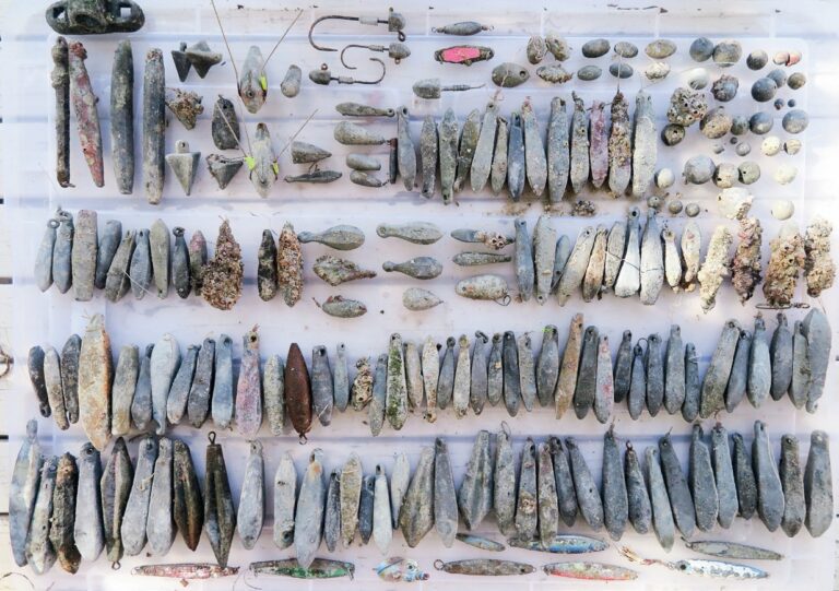 Lead Sinkers recovered from ocean