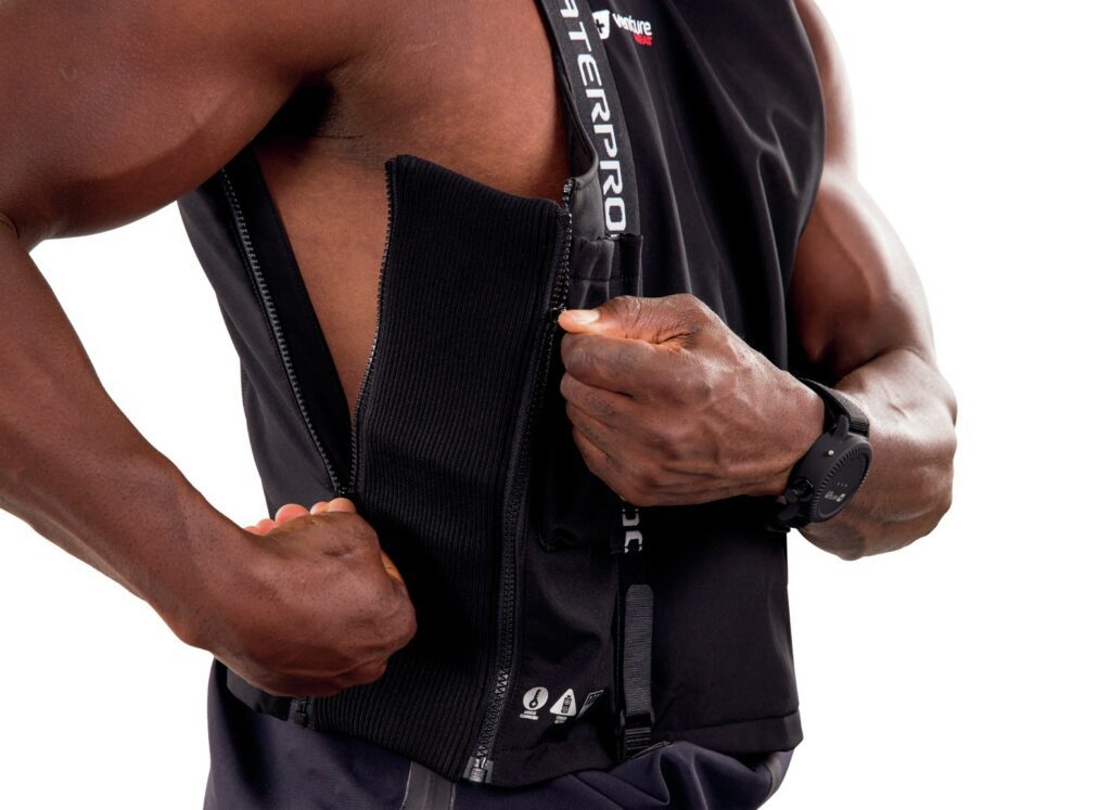 venture heat pro 32 heated vest side angle