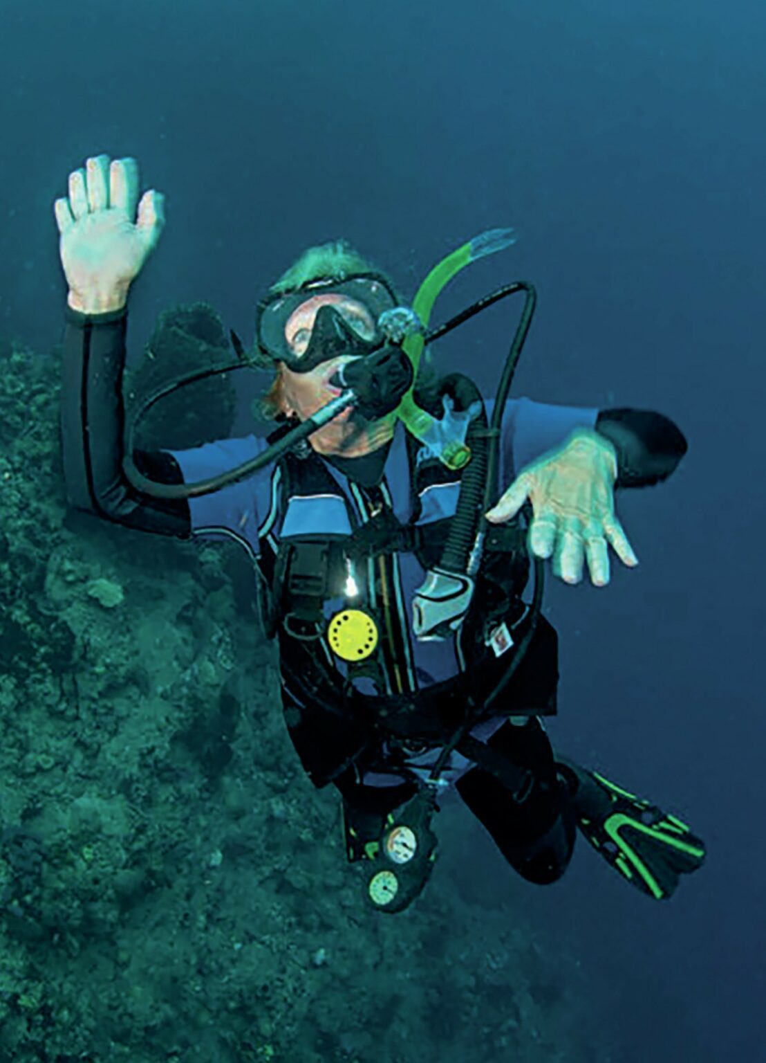 Scuba Diver underwater© Stephen Frink