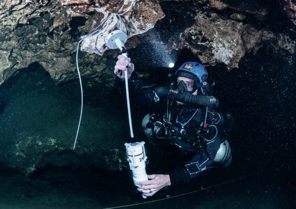 Conducting research inside cave systems