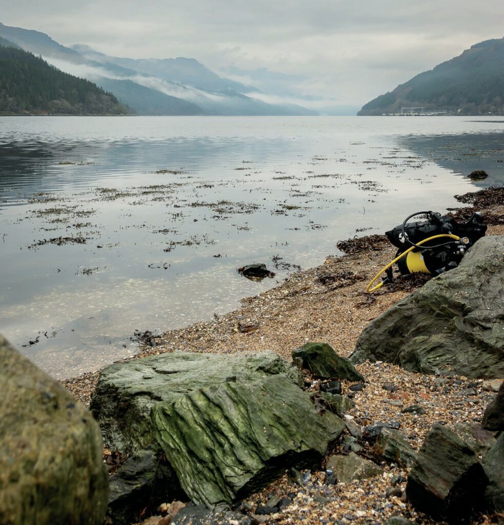 The scenic shores of Loch Long