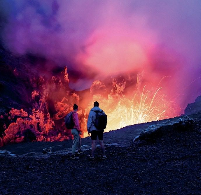 volcanic explosions