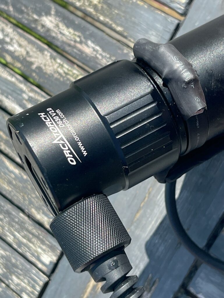 ORCATORCH D630 V2.0: Solid Primary Dive Torch 5 ORCATORCH D630 V2.0 Connection