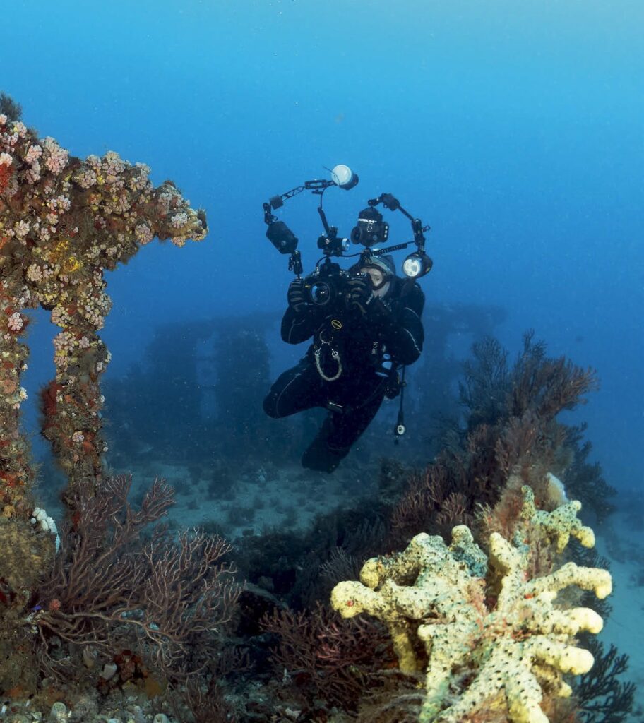 The wrecks are fantastic for wide-angle photography