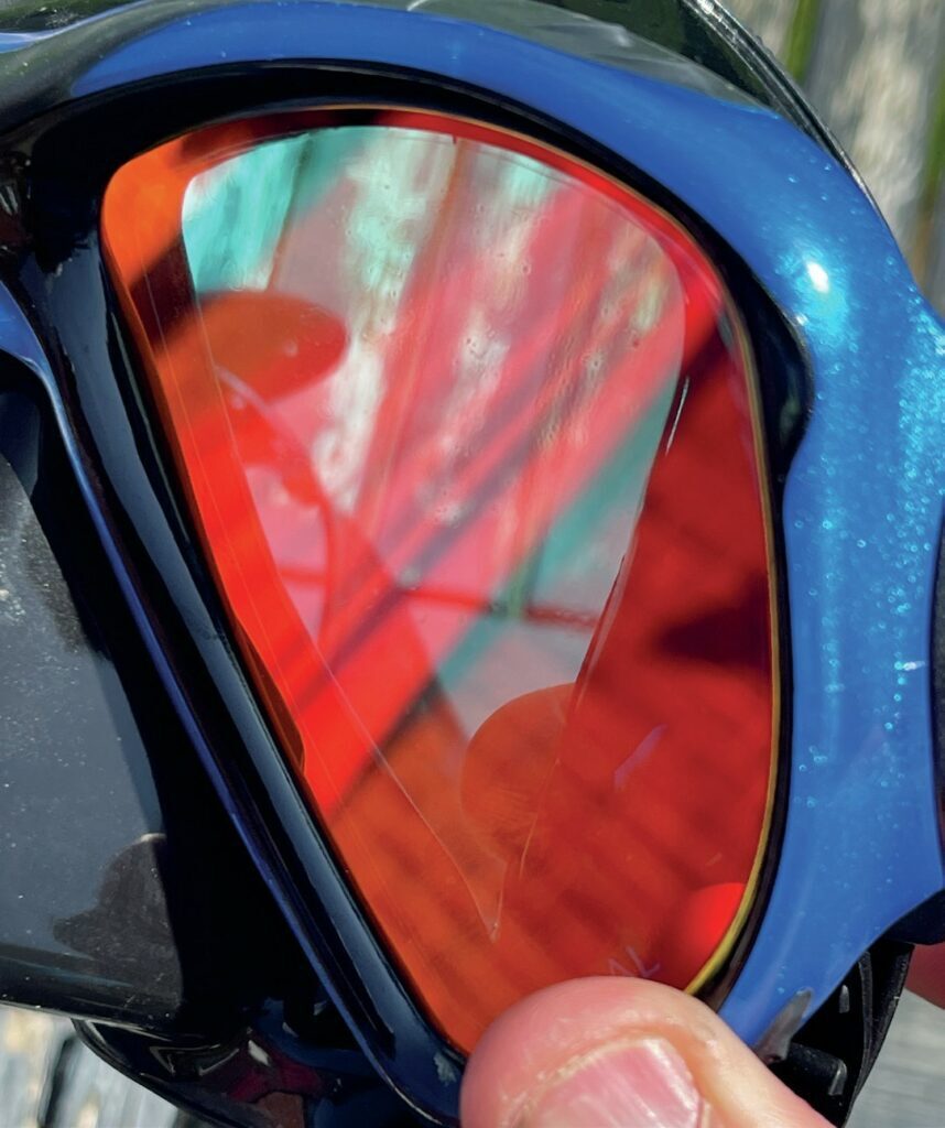 TIDAL SPORTS DUAL LENS MASK Red Tent