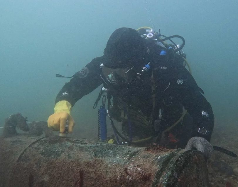 Historic England - underwater heritage protected by forensic marking 2 Historic England