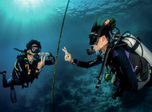Underwater Communication between divers