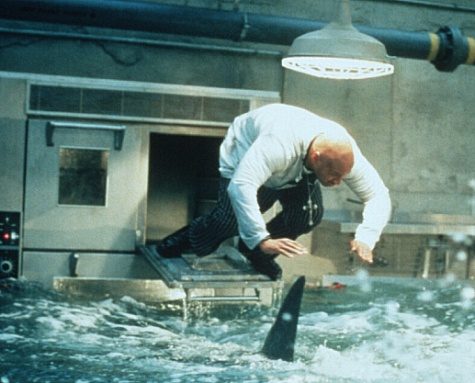 LL Cool J as Preacher in Deep Blue Sea (Warner Brothers)