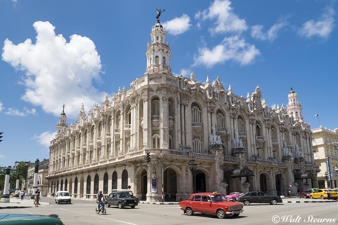 The Gran Teatro de la Habana, home of the National Ballet and the National Opera in Havana Cuba.