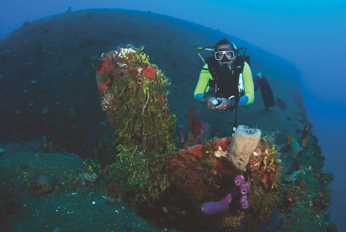 Best wreck diving in the Caribbean - Cuba.