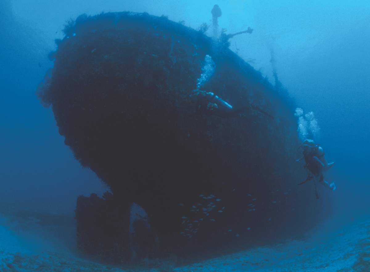 Best wreck diving in the Caribbean - St Lucia